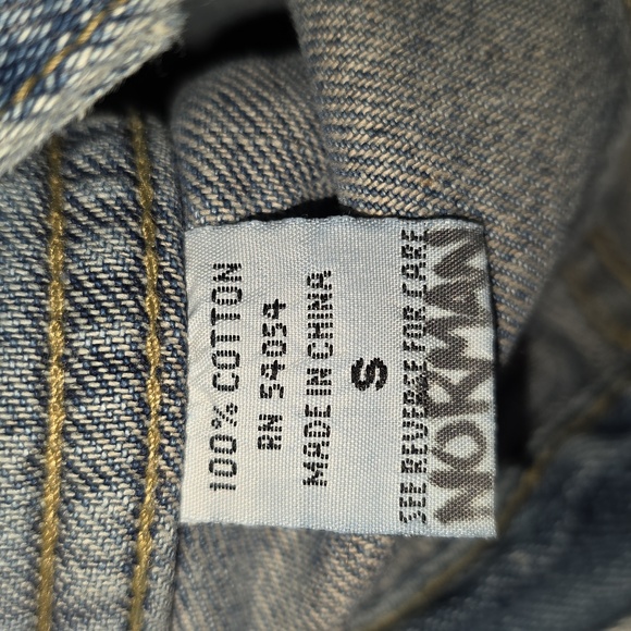 Bugle Boy Classic Blue Denim Jacket Small Vintage - Picture 5 of 6